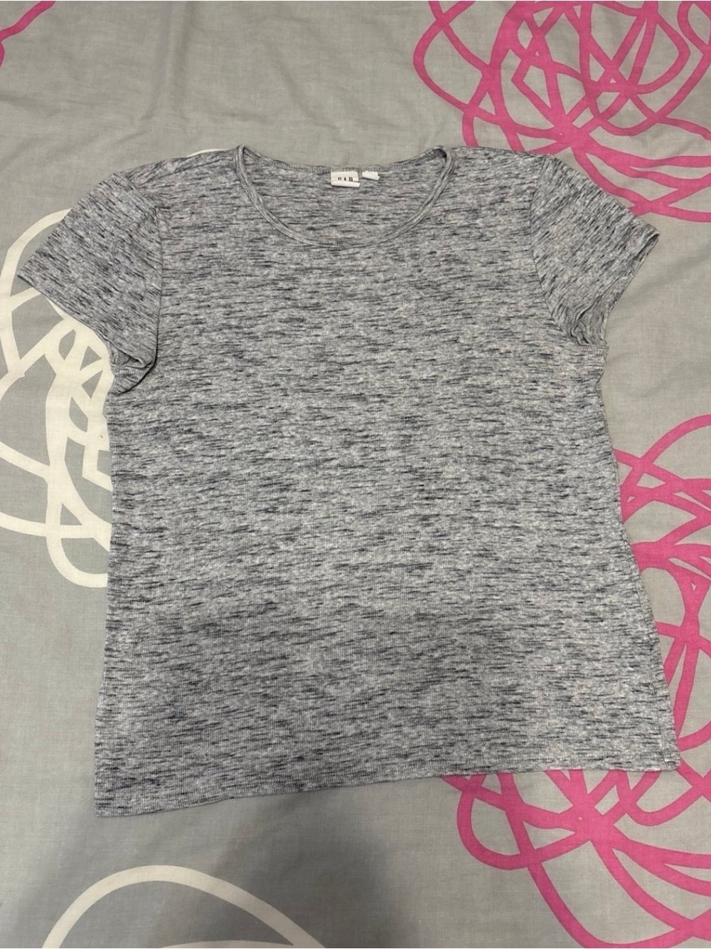 GAP Light Heather Grey Short Sleeve Top